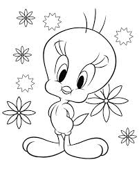 Tweety bird first appeared in the animated short named a tale of two kitties in 1942. Free Printable Tweety Bird Coloring Pages For Kids