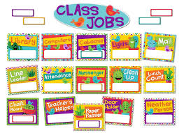 Eureka A Sharp Bunch Classroom Jobs Bulletin Board Set 40 Pcs