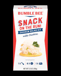 Let sit for 15 minutes (time it) or more while you prepare everything else. Bumble Bee Snack On The Run Chicken Salad With Crackers Kit Bumble Bee Seafood