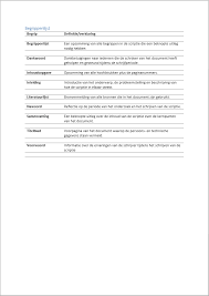 Begrippenlijst Van Een Scriptie