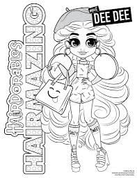 Free cool coloring pages for downloading and printing. Hairdorables Each Doll Package Is A Surprise Just Pull Peel And Reveal 11 Accessories And Barbie Coloring Pages Cute Animal Drawings Kawaii Coloring Pages
