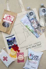 A Romantic Outdoor Wedding In Bristol Rhode Island Welcome Bags Wedding Guest Bags Wedding Welcome