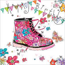 Maybe you would like to learn more about one of these? Fp6017 Pink Boot Happy Birthday Lorraine Duff