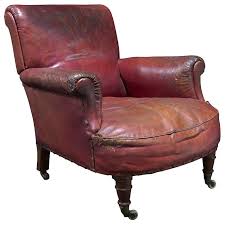 Burgundy Leather Library Chair England Circa 1860 1880 English Library Chair In Burgundy Leather Origina Vintage Lounge Chair Chair Leather Furniture Decor