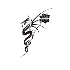 Symbolism koi fish teaches that humbleness will take you a long way and let you overcome some of the biggest challenges in life, like swimming against the upstream and get you to the top. Dragon Rose Tattoo Design The Slutfairy Flickr