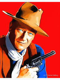 John Wayne in Rio Bravo" Poster by artcinemagaller