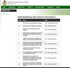 The national youth service corps is a scheme set up by the nigerian government to involve nigerian graduates in nation building and the development of the country. Breaking News Latest Nysc Time Table Nysc Nigeria