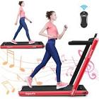 2 in 1 Folding Treadmill 2.25HP Running Machine GYM04469 Gymax