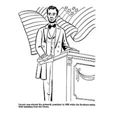 This one may be useful for cutting and sticking in projects? Top 10 Abraham Lincoln Coloring Pages For Your Toddler