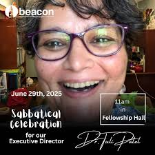 A friendly reminder from Rev. Dr. Robin Tanner that "we are sanctuary  people" . Join us every Sunday online or in-person at 11AM for an  empowering message. Your light matters! #WeAreSanctuaryPeople #summitbeacon  #