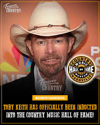 Toby Keith was officially welcomed into the Country Music Hall of Fame  "Country Music's Highest Honor" as part of the Class of 2024 yesterday,  October 20. We truly wish he could have
