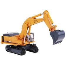 Details About 1 87 Scale Diecast Alloy Engineering Excavator Vehicle Model Digger Toy Kids