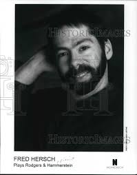 1996 Press Photo Fred Hersch Plays Rodgers & Hammerstein Pianist