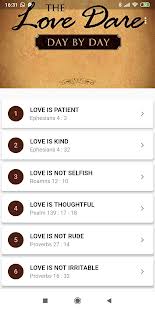 Choose today to be committed to love even if your. The Love Dare Apps On Google Play