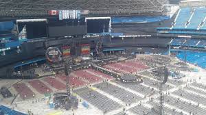 rogers centre section 530r row 20 seat 1 coldplay tour