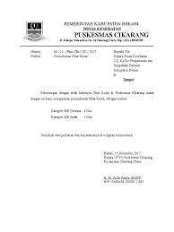 Karang taruna pemuda dusun kesemek, desa karanganyar, kecamatan. Surat Permohonan Obat Kusta