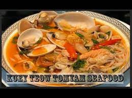 Kuey teow goreng tomyam syahdu. Kuey Teow Tomyam Seafood Ala Thai Mesti Cuba Youtube