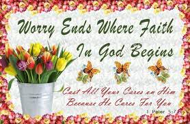 For he careth for you. Casting Our Cares Upon Him Prayer Works Cafe