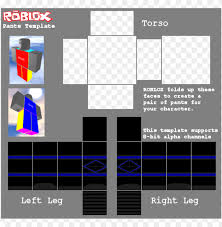 Roblox is a game creation platform/game engine that allows users to design their own games and play a wide variety of different types of games created well the only reason i made my video was because i saw that most of the how to make shirts transparent videos need downloads and installing so i. Black Pants Roblox Template Png Image With Transparent Background Toppng