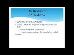 Law, in its strict legal sense, which is promulgated and enforced by the state; Law On Obligation Contracts Semestral Project Youtube