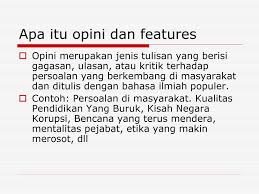 Menulis opini itu pada dasarnya membuat ide baru dari bahan bacaan yang pernah kita menulis opini: Teknik Menulis Opini Featurs Di Media Massa Ppt Download