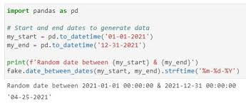 Free online random date generator. Generate Custom Datasets Using Python Faker Sap Blogs