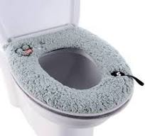 Amazon.com: Warm Plush Washable Thicken Toilet Seat Cover ...