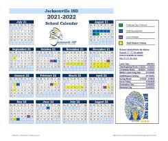 Jisd 2021 22 School Calendar Communications Public Relations Jacksonville Isd