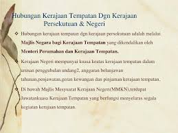 Sistem pemerintahan di negeri sembilan dibentuk mengikut adat perpatih. Ppt Federalisme Hubungan Kerajaan Pusat Kerajaan Negeri Powerpoint Presentation Id 4339144