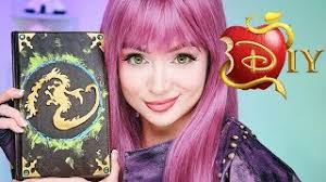 Mal's spell book by disney book group, 9781484726389, available at libroworld.com. How To Make Mal S Spellbook Descendants Diy Youtube