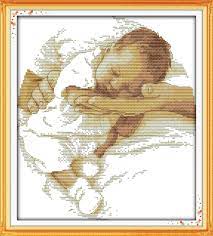 Here are 32 bright, engaging, familiar images for your baby cross stitch projects. Care Baby Needlework Cross Stitch Sets For Embroidery Kits Precise Printed Patterns Counted Cross Stitching Diy Handmade Cotton Decorator Fabric Cotton Filled Mattress Padcotton Therapy Aliexpress
