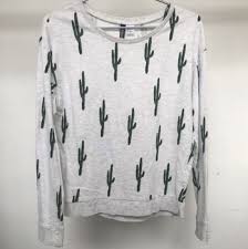 Bannerday embroidered mojave cactus tee bone white short sleeve sz 1 (s) nwot top rated seller. Ratni Senka Abeceda H M Cactus Shirt Pioneerbuttonclub Org