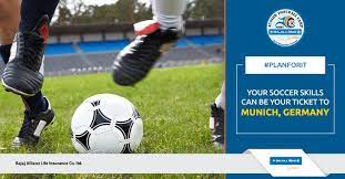 Put On Your Soccer Shoes And Start Practicing Because It S Time For Munich Germany Register For Bajaj Allianz Life Jfc 7 Soccer Skills Soccer Football Camp