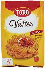 De vanligste ingrediensene er hvetemel, melk, egg og sukker. Amazon Com Toro Vafler Norwegian Waffle Mix 9 Ounces 3 Pack Grocery Gourmet Food