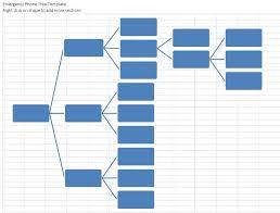 12 Free Phone Tree Templates Word Excel Formats