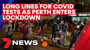 Masks will be mandatory indoors and on public transport and gatherings in private. Covid 19 Long Lines For Testing As Perth Enters Coronavirus Lockdown 7news Youtube