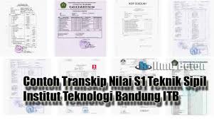 Apakah nilai ip dan ipk penting untuk mahasiswa? Contoh Transkrip Nilai S1 Teknik Sipil Institut Teknologi Bandung Itb Ilmu Beton
