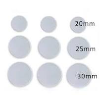 10pcs/lot 25mm 13.56Mhz NFC 3M Sticker Adhesive Coin Cards Tags N-tag213  PVC Waterproof For All NFC Phones - AliExpress