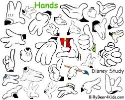 Are you searching for mouse hand png images or vector? Mickey Mouse Hands Or Gloves Templates Mickey Hands Disney Drawings Hand Gesture Drawing