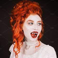 Young Vampire Woman By Art Photo Set In 2021 Vampire Hair Female Vampire Vampire Girls