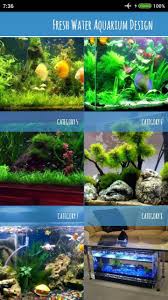 Akuarium dapat berbentuk bulat, kubus, diorama, empat persegi panjang atau berbentuk. Freshwater Aquarium Design For Android Apk Download