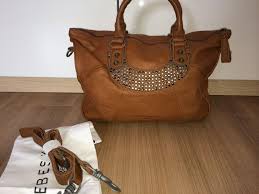 liebeskind berlin esther nieten tasche leder cognac neu taschen leder liebeskind taschen