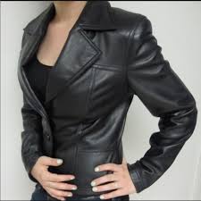 Wilsons Leather Maxima Jacket Leather Bustier Black Leather Top Leather Jackets Women