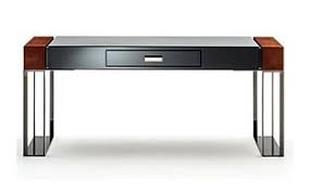Design Black Lacquer Black Nickel Console Leather Console Table Art Deco Console Table Designer Console Table