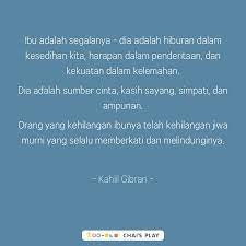 Quotes Ibu Adalah Segalanya Kahlil Gibran Kutipan Rohani Kata Kata