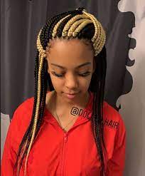 Jumbo Box Braids Book Today Braids Explore Blackwomenmagic Braidstylist Braidbarbiegang Colored Box Braids Medium Box Braids Box Braids Styling