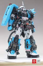 Gundam Guy Mg 1 100 Ms 06r1a Zaku Ii Yuma Lighting Ver High Mobility Type Customized Build Custom Gundam Gundam Gundam Model