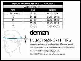661 Comp Helmet Sizing Chart Vast