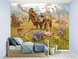The brachiosaurus was one of the largest animals ever to walk the earth. Dinosaur Land 12 Piece Wall Mural Bunk Beds Kids Beds Kids Funtime Beds