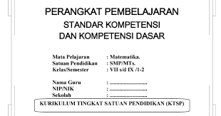 Silabus matematika smp kelas 7 ini adalah sebuah rancangan pembelajaran khusus untuk mata pelajaran matematika. Area Satu Data Rpp Silabus Matematika Smp Kelas 7 8 9 Ktsp Semester 1 Dan 2